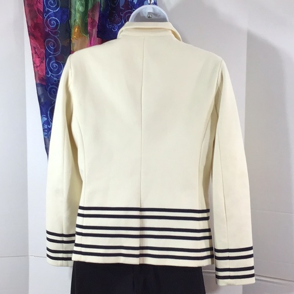 J. Crew nautical cotton stripe blazer S - Picture 7 of 11